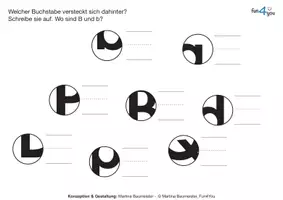 Vorschau - Arbeitsblätter - Versteckte Buchstaben - Seite 3