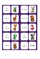 Vorschau - Stationenlernen - Domino Zootiere Deutsch + Englisch - Seite 3