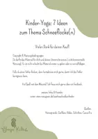 Vorschau - Spiele - Kinder-Yoga: 7 Ideen zum Thema Schneeflocke(n) - Seite 1