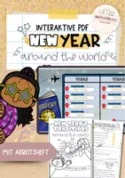 Vorschau - Arbeitsblätter - New Year´s Eve around the world | Silvester | reading Comprehension - Deckblatt