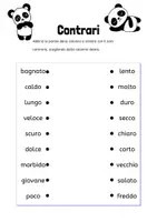 anteprima - Esercizi - Arricchimento lessicale: I contrari - Pagina 1