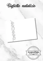 anteprima - Materiale per pittura e bricolage - Scritta 2025 da colorare – Matrice PDF da stampare - Pagina di copertina