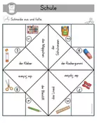 Vorschau - Arbeitsblätter - Schulsachen Schule Himmel und Hölle Spiel - DaZ DaF Sprachförderung - Seite 3