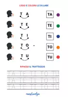 anteprima - Esercizi - Consonante T - Esercizi facilitati di letto-scrittura - Pagina 2