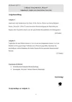 Vorschau - Klassenarbeiten - Klausur zu Georg Büchners "Woyzeck" - Deckblatt
