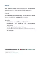 Vorschau - Arbeitsblätter - Übung: Zählschleifen mit Robot Karol (differenziert) - Seite 1