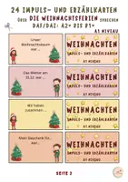 Vorschau - Arbeitsblätter - So waren meine Weihnachtsferien - 24 Erzählkarten - Seite 2