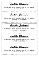Vorschau - Arbeitsblätter - Gewinn der Escaperooms (Spielzeit) - Deckblatt
