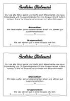 Vorschau - Arbeitsblätter - Gewinn der Escaperooms (Sitzordnung und Gruppenarbeit) - Deckblatt
