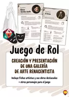 Vista previa - Unidades / Secuencias / Situaciones de Aprendizaje - Juego de Rol: Galería de arte Renacentista - Portada