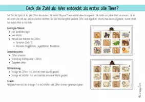 Vorschau - Spiele - Spiel: Ziffern erkennen (Kindergarten & Anfangsunterricht / Afrika) - Seite 2