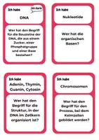 Vorschau - Spiele - Spiel "Ich hab- Wer hat..?" Thema: Genetik | Unterrichtsreihe "Genetik", 9./10. Klasse Biologie - Seite 1