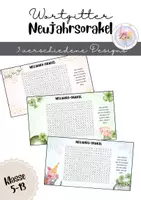 Vorschau - Spiele - Neujahrs-Orakel - Wortgitter - Deckblatt