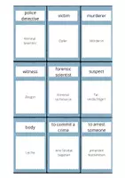 Vorschau - Merkblätter - Vocabulary: Murder Mystery Stories & Crime Fiction - Seite 1