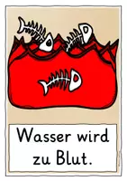 Vorschau - Unterrichtsreihen - Zehn Plagen Moses Religionsunterricht TAFELMATERIAL - Seite 2