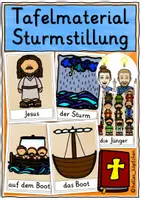 Vorschau - Unterrichtsreihen - Sturmstillung / Jesus stillt den Sturm TAFELMATERIAL - Deckblatt