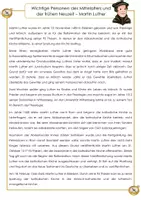 Vorschau - Arbeitsblätter - Mittelalter Frühe Neuzeit - Seite 1
