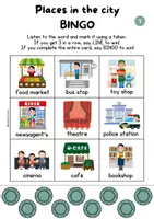Vista previa - Juegos / Gamificación - Pack Places in the city: Bingo, Bee-bot® game, Read & Match, sentence building - página 3