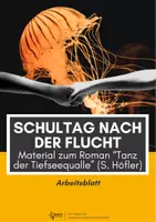 Vorschau - Arbeitsblätter - Erster Schultag nach der Flucht: "Tanz der Tiefseequalle" (S. Höfler) - Deckblatt