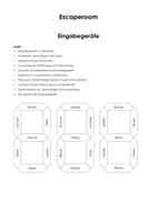 Vorschau - Stundenentwürfe - Escape Room "Eingabegeräte" - Deckblatt