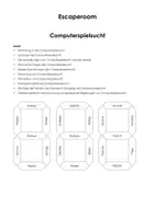 Vorschau - Stundenentwürfe - Escape Room "Computerspielsucht" - Deckblatt