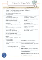 Vorschau - Merkblätter - Kurzgeschichten - Seite 1
