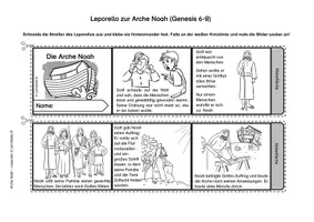 Vorschau - Mal- und Bastelvorlagen - Arche Noah - Leporello - Seite 2