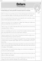 Vorschau - Arbeitsblätter - Deutsch: 3-fach differenzierter Lesespaziergang "Ostern" für Klasse 2/3 - Seite 3