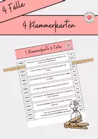 Vorschau - Stationenlernen - Klammerkarten zu den 4 Fällen - Deckblatt