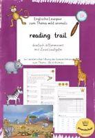 Vorschau - Arbeitsblätter - Englische Lesespurgeschichte "Wild Animals" reading trail - Deckblatt