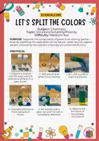 anteprima - Esperimenti - Let's split the colours with chemistry - Pagina di copertina