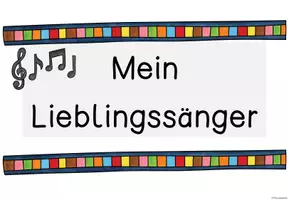 Vorschau - Unterrichtsreihen - Mein/e Lieblingssänger/in - Musikprojekt mit Faltheft, Recherche und Plakaterstellung/ PowerPoint - Seite 3