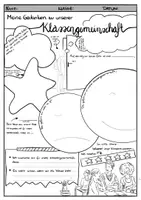 Vorschau - Arbeitsblätter - Meine Gedanken zu unserer Klassengemeinschaft - Arbeitsblatt - Seite 2
