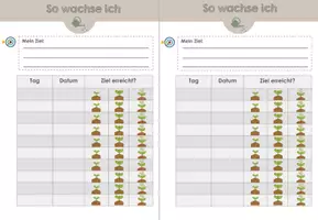 Vorschau - Fördermaterial/Inklusion - Lerntagebuch - Entwicklungsziel - Sonderpädagogik - Seite 3