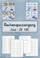 Vorschau - Arbeitsblätter - Materialpaket - aller Rechenspaziergänge im ZR 100 - Seite 1