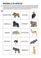 Vorschau - Spiele - Animals - Matching Pairs (Africa) - Seite 2