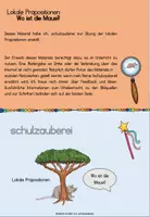 Vorschau - Arbeitsblätter - Lokale-Präpositionen-Wo ist die Maus? (schulzauberei) - Seite 1
