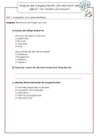 Vorschau - Arbeitsblätter - Kurzgeschichten - Seite 1