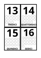 anteprima - Flashcard - Carte numeriche 1-20 - Pagina 3