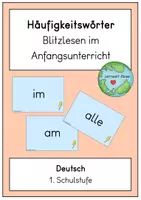 Vorschau - Anderer Materialtyp - Materialpaket Häufigkeitswörter, Geläufigkeitswörter, Problemwörter - Seite 1