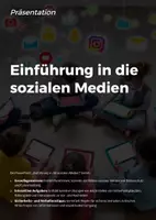 Vorschau - Unterrichtsreihen - Einführung in die sozialen Medien in der Grundschule - Präsentation mit Aufgabenstellungen - - Deckblatt