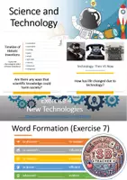 Vorschau - Stundenentwürfe - Science and Technology: Advanced Vocabulary & Speaking (PPT + Worksheet B2 Level) - Deckblatt
