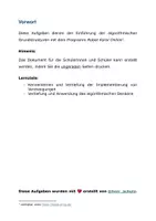 Vorschau - Arbeitsblätter - Übung: Verzweigungen mit Robot Karol (differenziert) - Seite 1