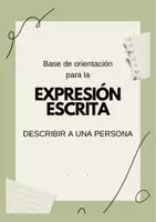 Vista previa - Hojas de trabajo - Base de orientación: Describir a una persona - Portada