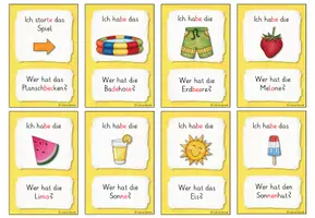 Vorschau - Spiele - Lesespiel - Sommer (Klasse 1/2) - Seite 1
