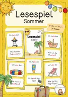 Vorschau - Spiele - Lesespiel - Sommer (Klasse 1/2) - Deckblatt