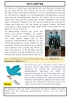 Vorschau - Arbeitsblätter - Sturm und Drang Literaturepoche Materialpaket - Seite 2