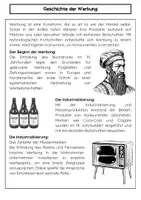 Vorschau - Arbeitsblätter - Geschichte der Werbung: Tabelle, Aufgaben, Vergleich Werbung damals und heute - Seite 2