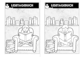 Vorschau - Arbeitsblätter - Lesetagebuch für die Lesezeit - Seite 2