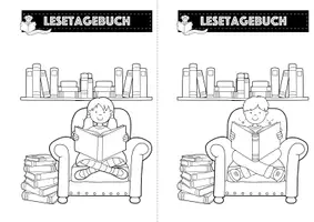 Vorschau - Arbeitsblätter - Lesetagebuch für die Lesezeit - Seite 3